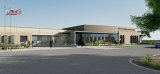 Architectural rendering of new West Hills College District Administration Office.